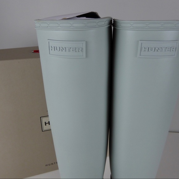 Hunter Adj Refined Tall Biker Stud Rain Boots NIB - Picture 3 of 8